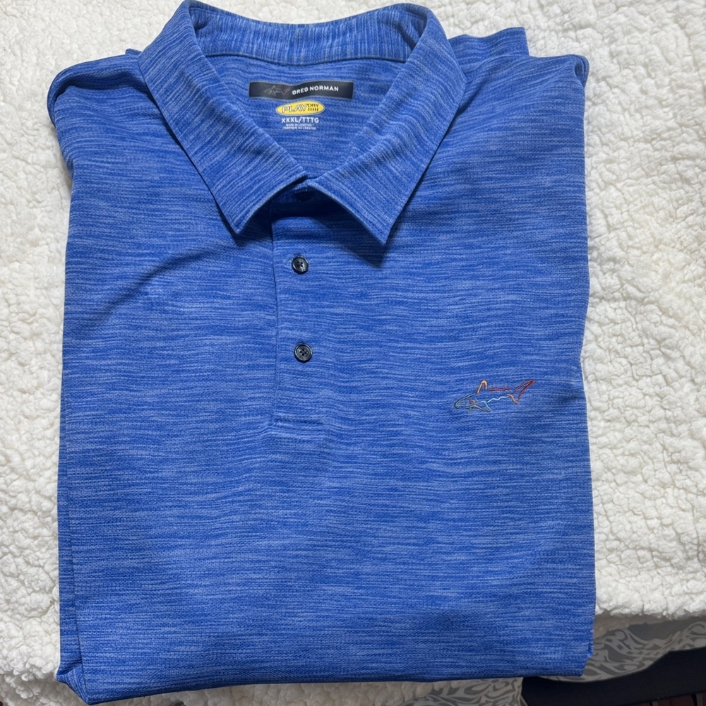 Greg Norman Collection Royal Blue Polo Shirt XXXL